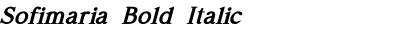 Sofimaria Bold Italic